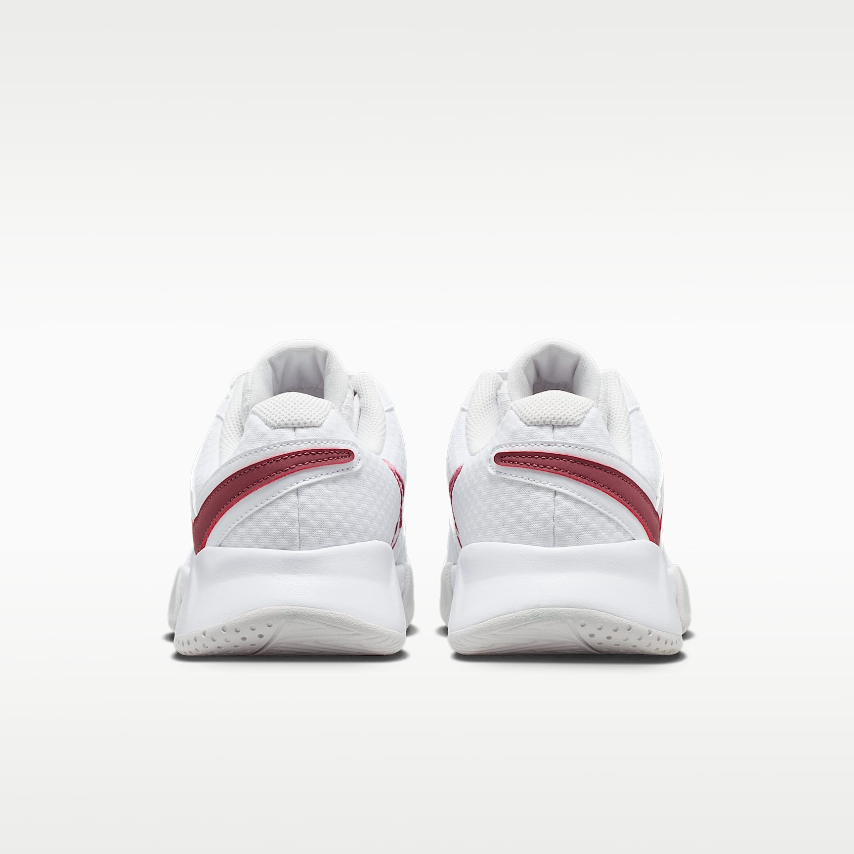 NikeCourt Lite 4 Tennisschuh für Hartplätze (Damen) – Weiß/Vast Grey/Pink Smoke
