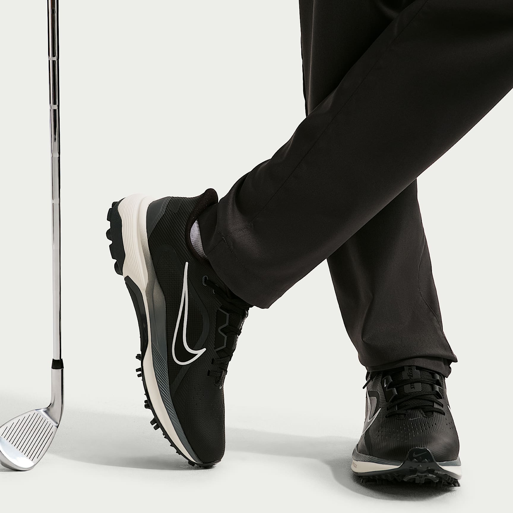 Nike Pegasus 1 G Golfschuh – Schwarz/Sail/Weiß