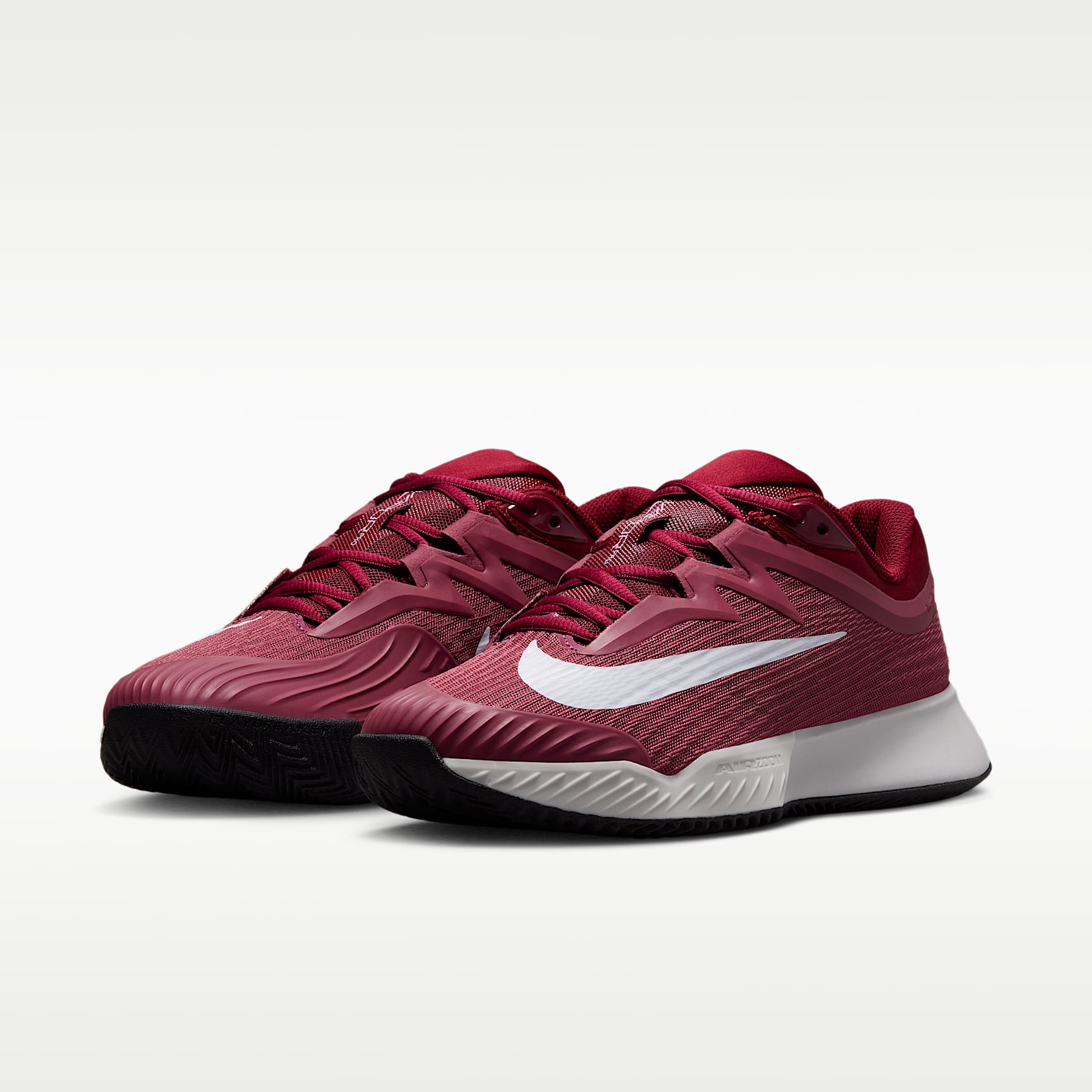 Nike Vapor Pro 3 Clay Court Tennisschuh (Damen) – Pink Smoke/Vast Grey/Schwarz/Weiß
