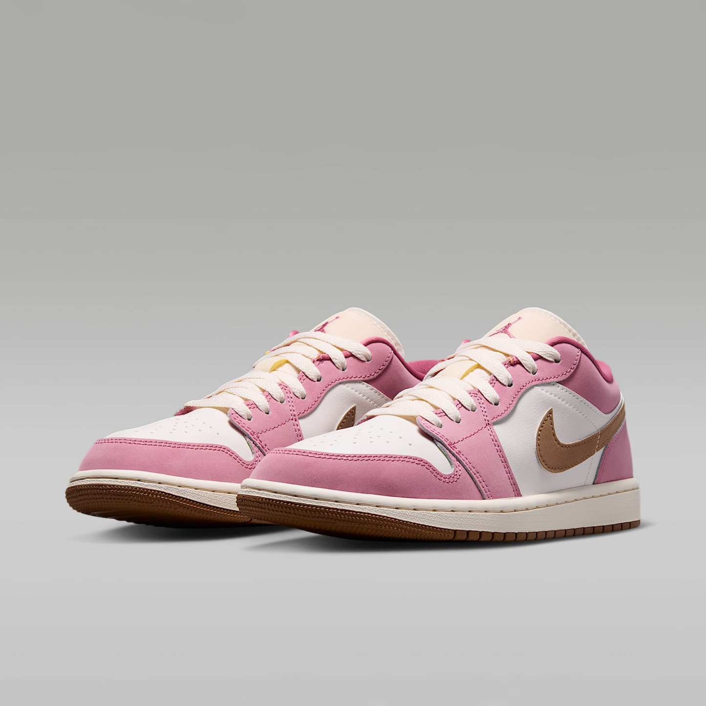 Air Jordan 1 Low Damenschuh – Desert Berry/Light British Tan/Chalk/Sail