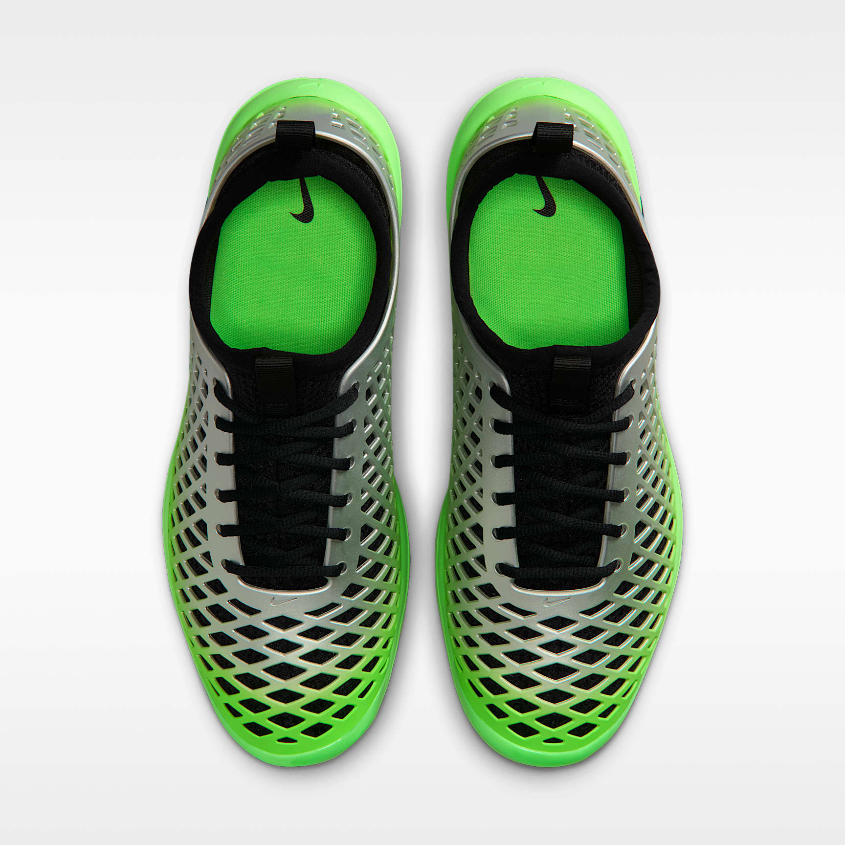 Nike Rejuven8 Run SP Schuh (Damen) – Metallic Silver/Voltage Green/Schwarz