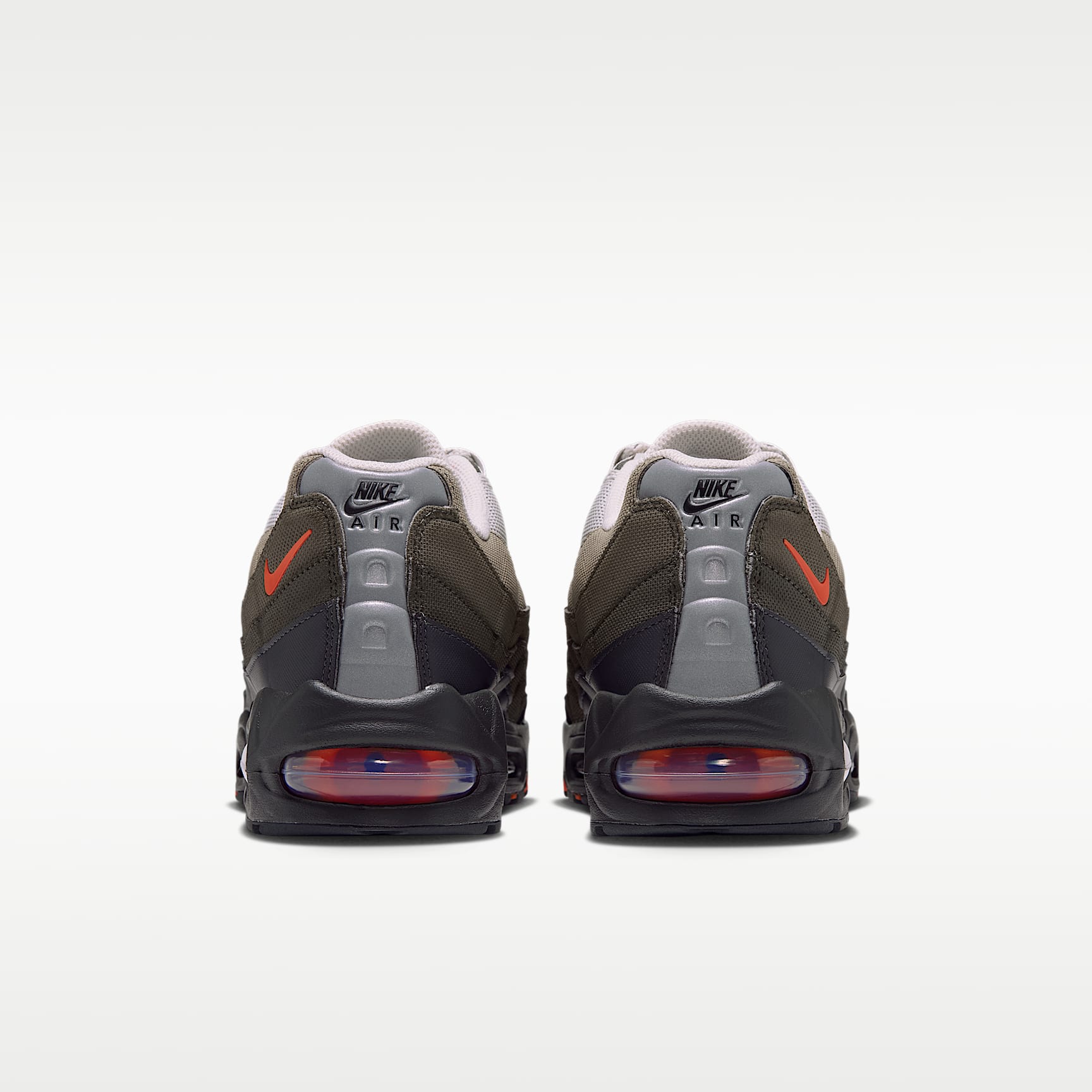Nike Air Max 95 Big Bubble Schuh (Herren) – Light Bone/Anthracite/Dark Loden/Safety Orange