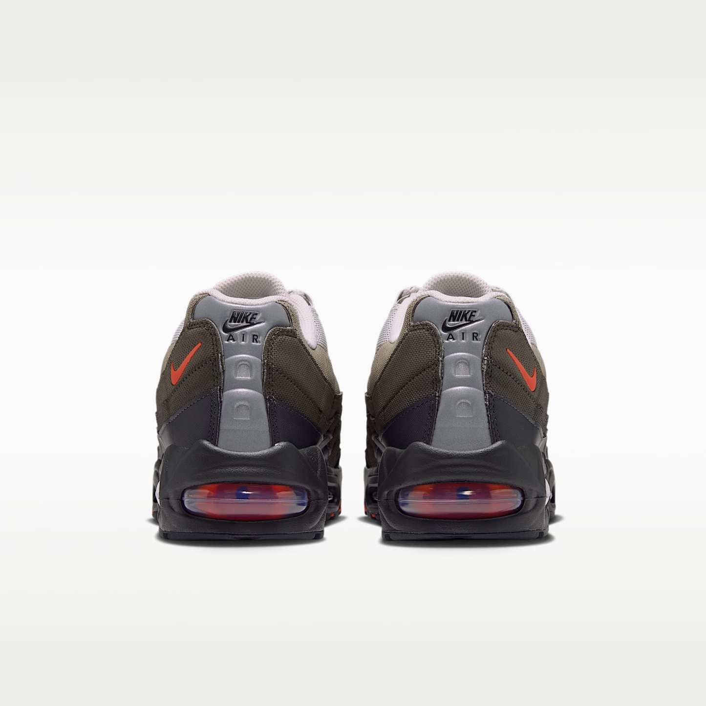 Nike Air Max 95 Big Bubble Schuh (Herren) – Light Bone/Anthracite/Dark Loden/Safety Orange