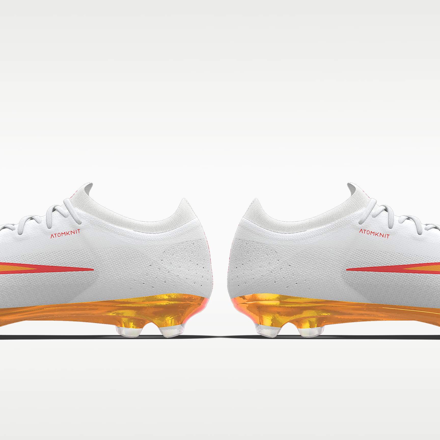 Nike Mercurial Vapor 17 Elite By You personalisierbarer Low-Top-Fußballschuh für normalen Rasen – Bright Crimson/Weiß [9274715451]