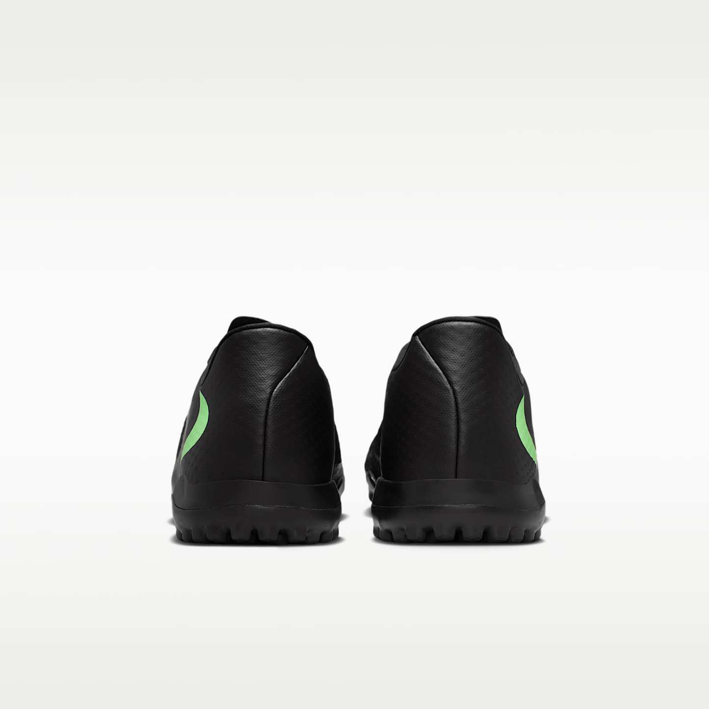 Nike Phantom 6 Low Academy Fußballschuh für Turf – Schwarz/Schwarz/Illusion Green