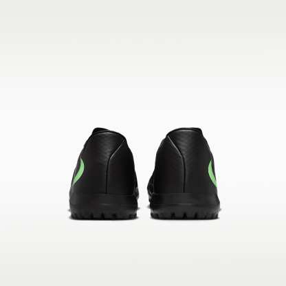 Nike Phantom 6 Low Academy Fußballschuh für Turf – Schwarz/Schwarz/Illusion Green