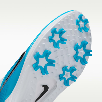 Nike Pegasus 1 G Golfschuh – Weiß/Light Current Blue/Schwarz