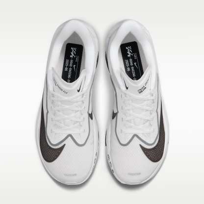 Nike Zoom Fly 6 Straßenlaufschuh für Wettkämpfe (Damen) – Weiß/Smoke Grey/Metallic Silver/Schwarz