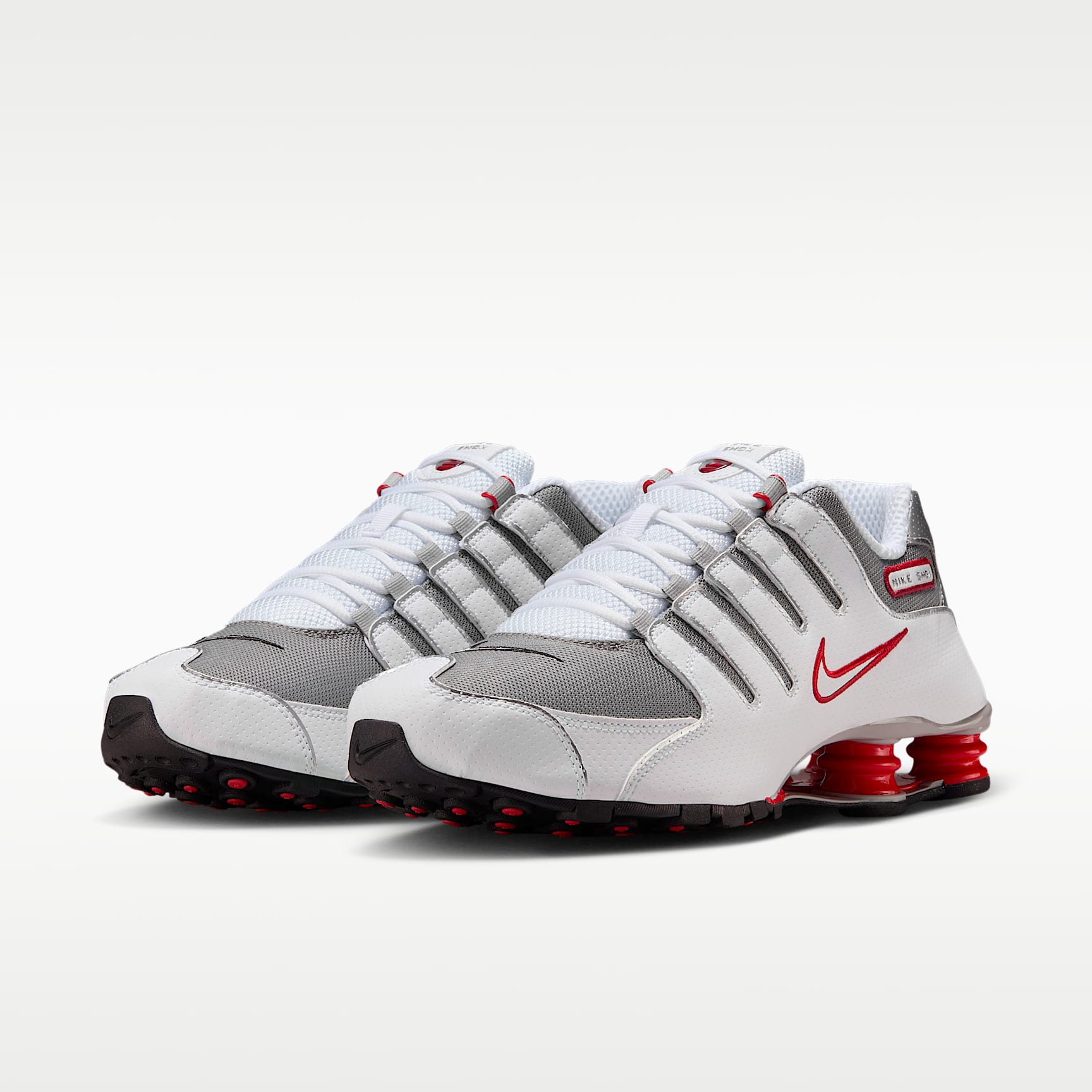 Nike Shox NZ Herrenschuh – Weiß/Sport Red/Cool Grey/Metallic Silver