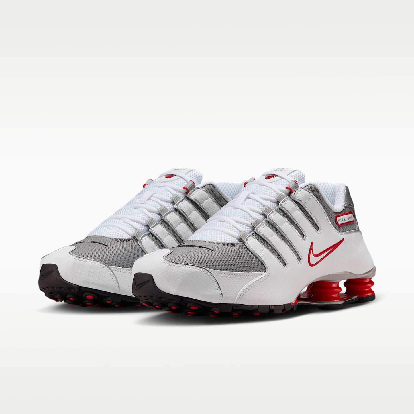 Nike Shox NZ Herrenschuh – Weiß/Sport Red/Cool Grey/Metallic Silver