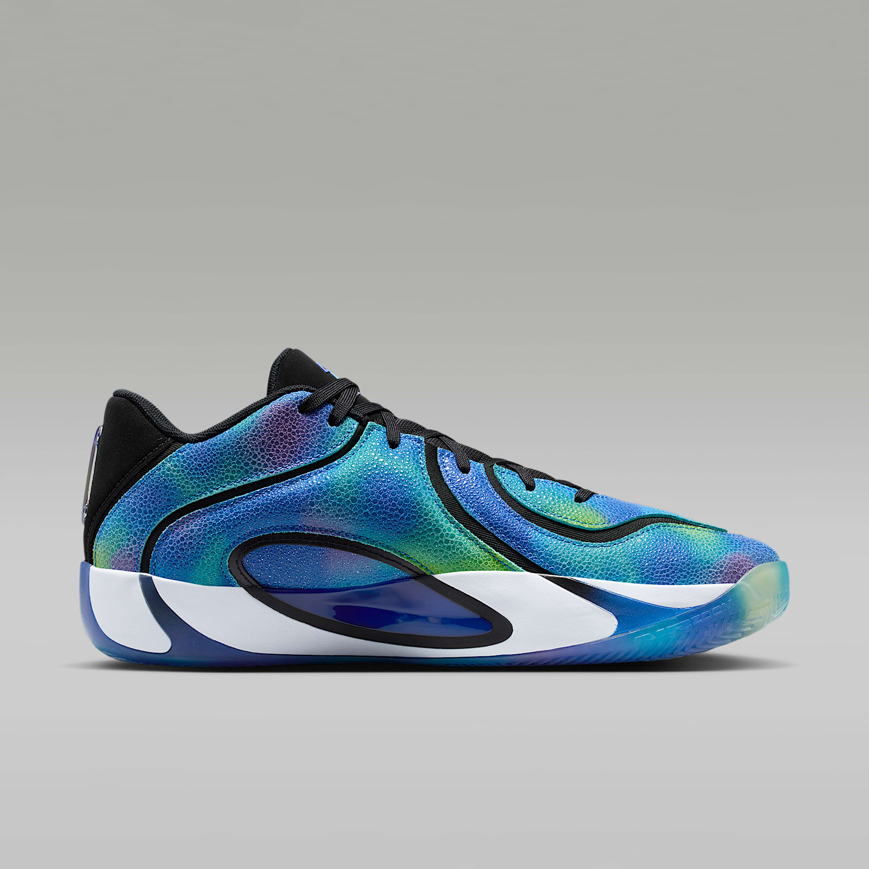 Tatum 4 "Playoffs" Basketballschuh – Red Plum/Hyper Royal/Yellow Strike/Schwarz