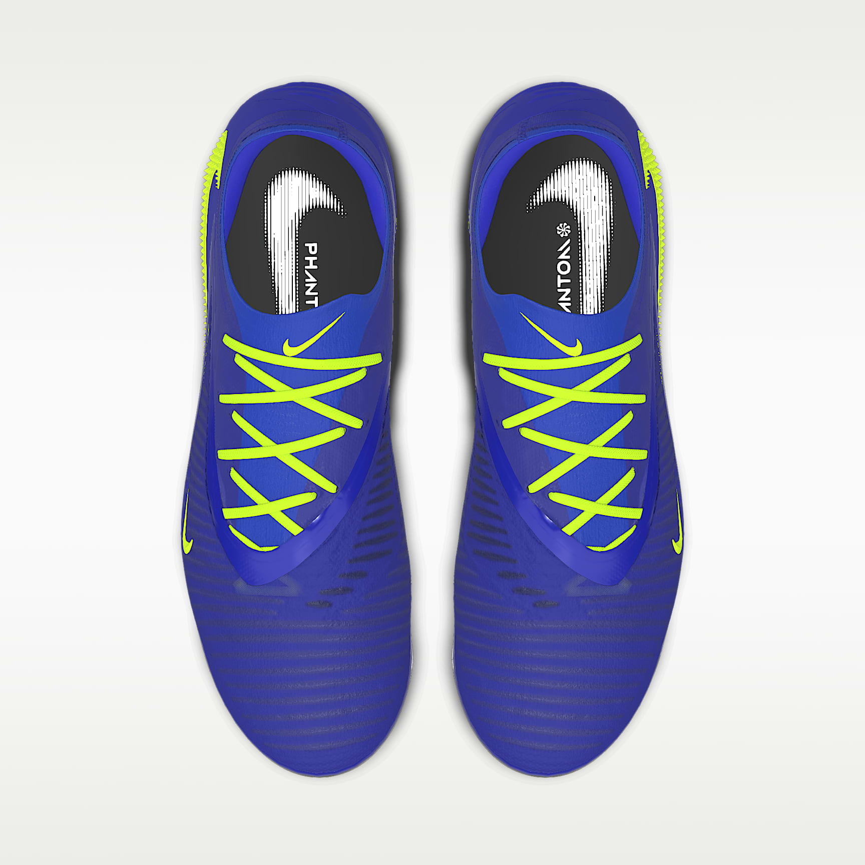 Nike Phantom 6 Low Elite By You personalisierbarer Fußballschuh für normalen Rasen – Racer Blue/Racer Blue/Multi-Color [7102227565]