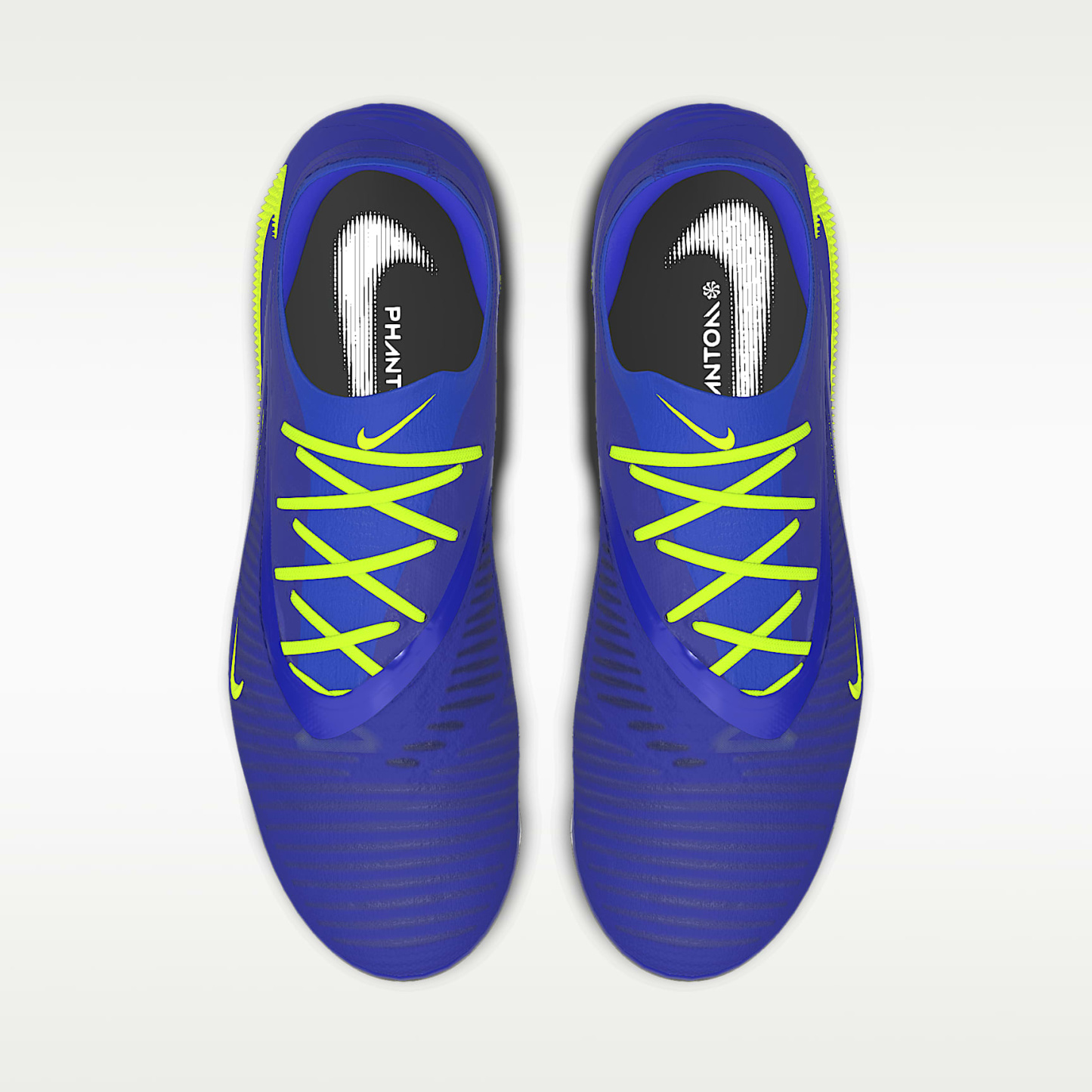 Nike Phantom 6 Low Elite By You personalisierbarer Fußballschuh für normalen Rasen – Racer Blue/Racer Blue/Multi-Color [7102227565]