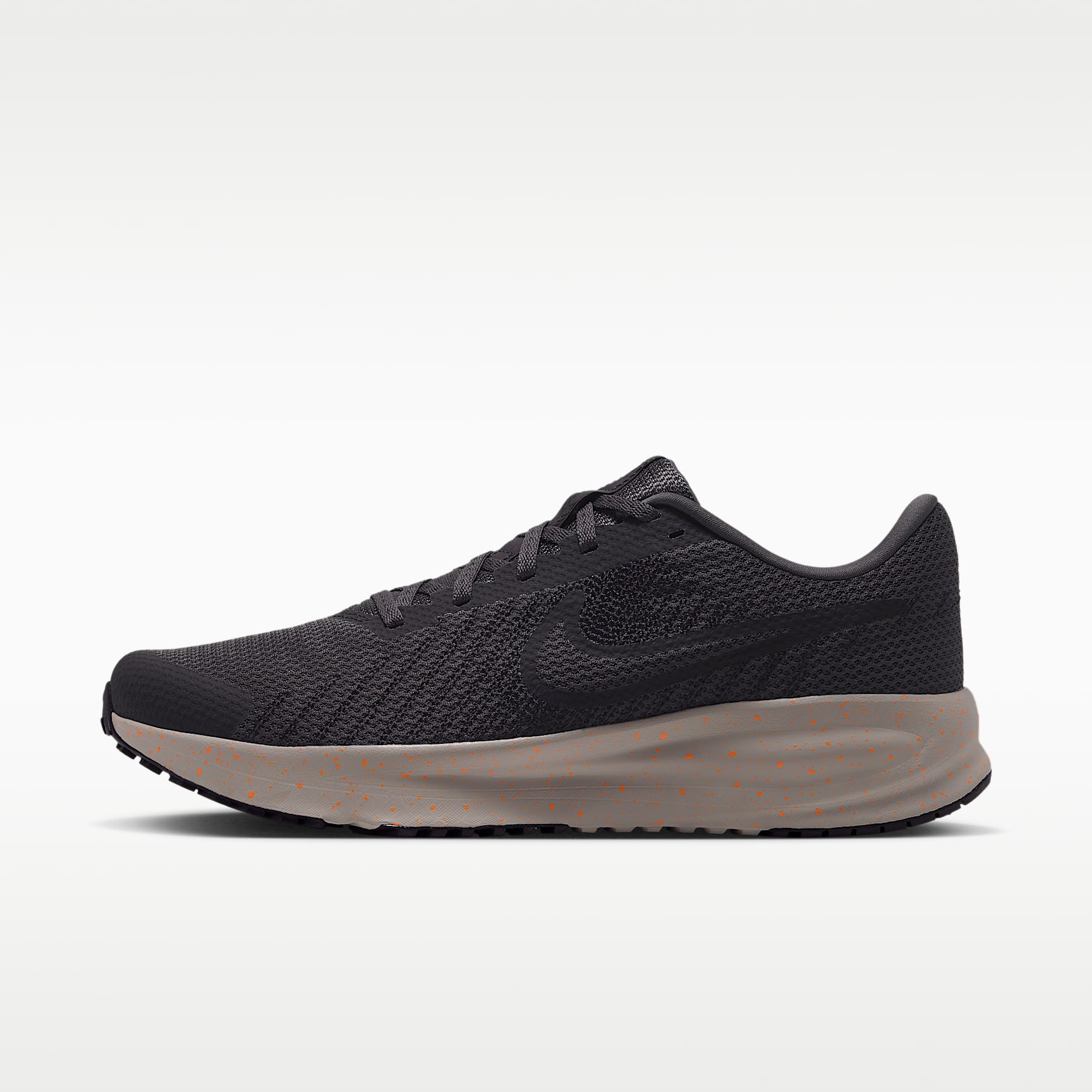 Nike Run Defy Straßenlaufschuh (Herren) – Medium Ash/Off Noir/Cream II/Schwarz