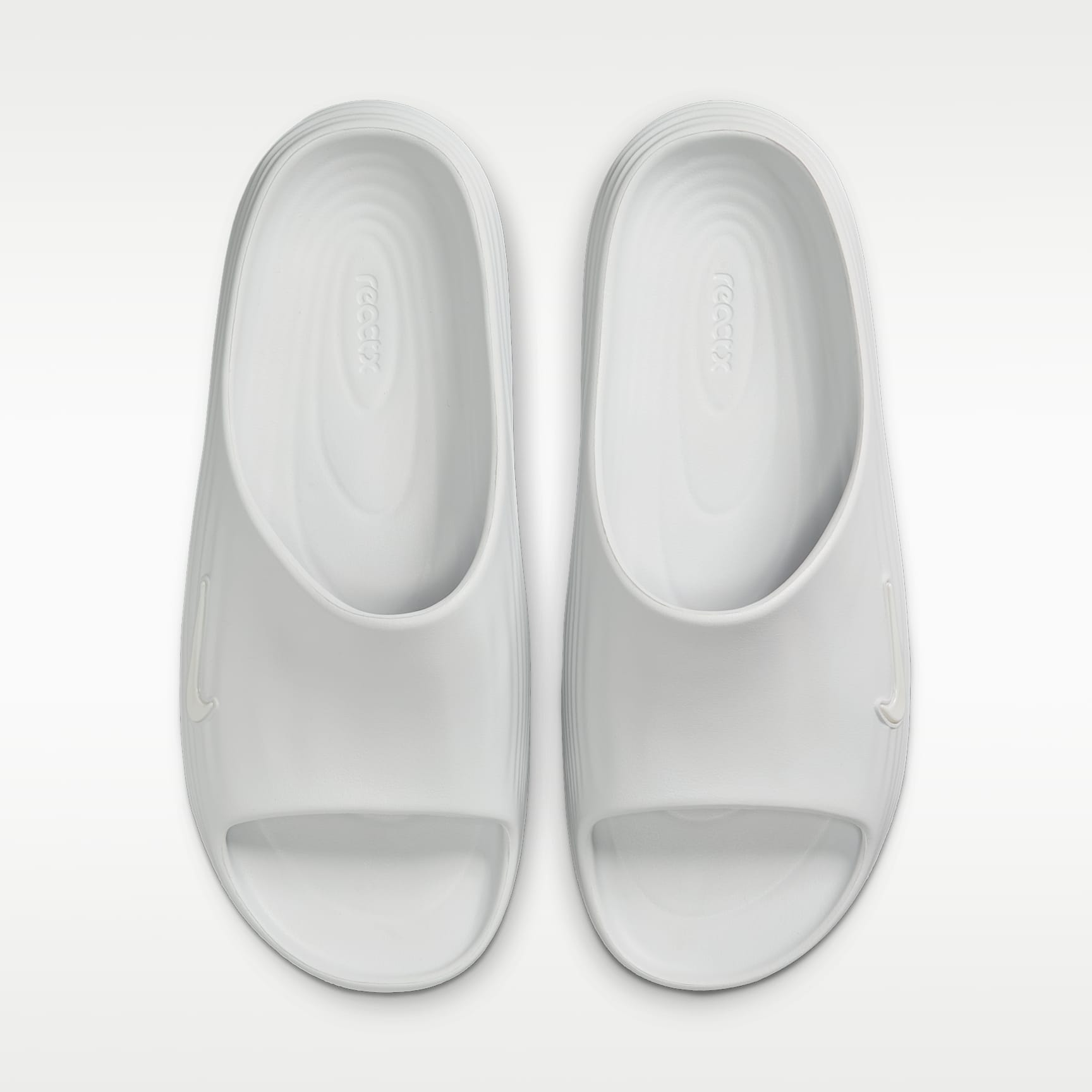 Nike ReactX Rejuven8 Slides (Herren) – Summit White/Summit White/Summit White