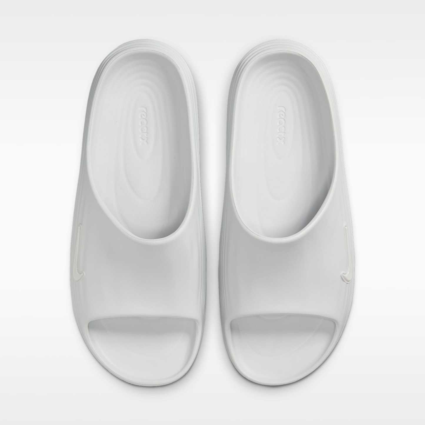 Nike ReactX Rejuven8 Slides (Herren) – Summit White/Summit White/Summit White