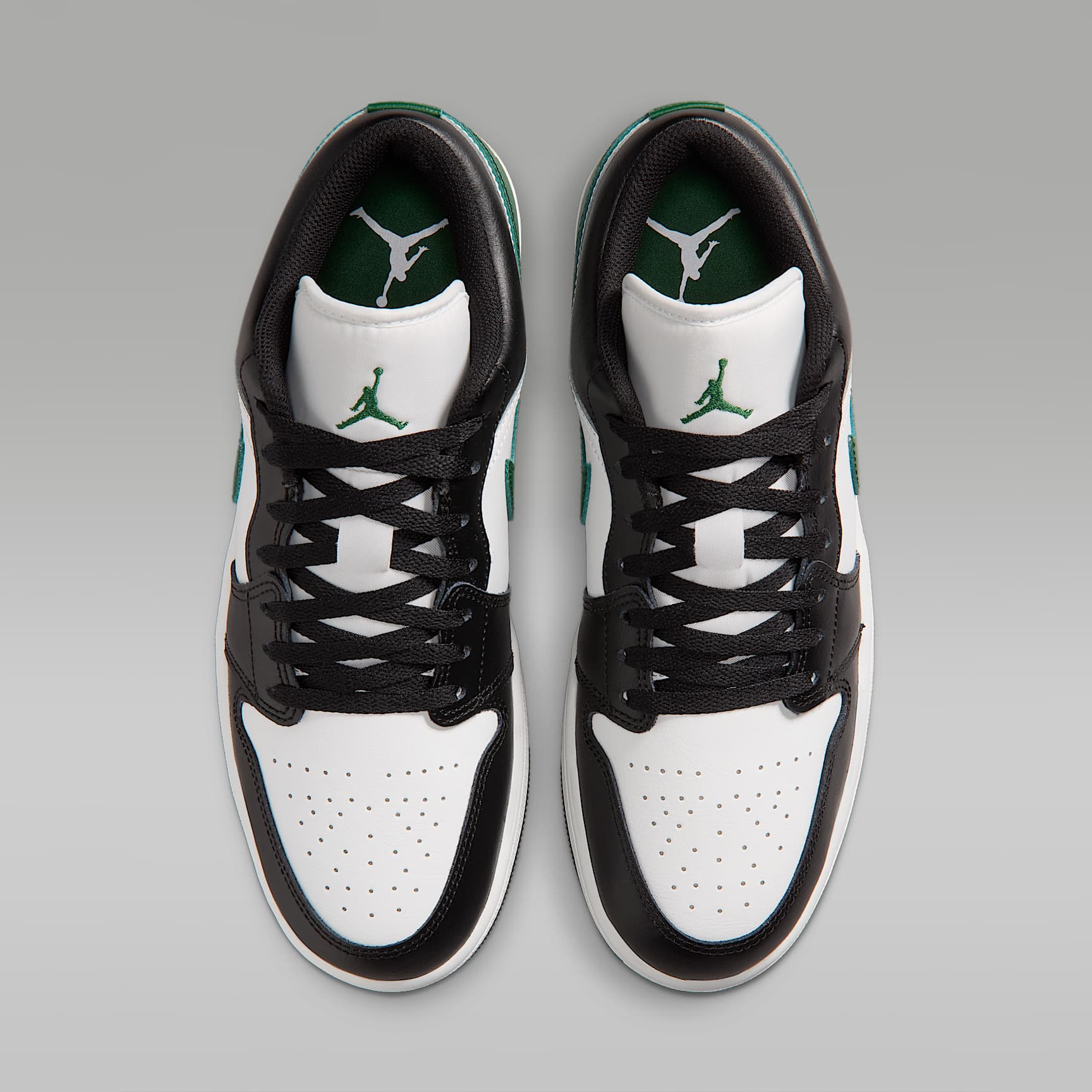 Air Jordan 1 Low Herrenschuh – Schwarz/Gorge Green/Summit White