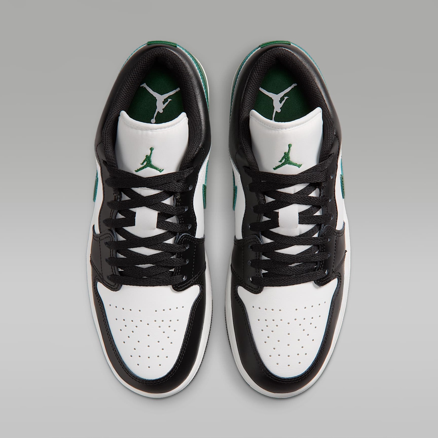 Air Jordan 1 Low Herrenschuh – Schwarz/Gorge Green/Summit White