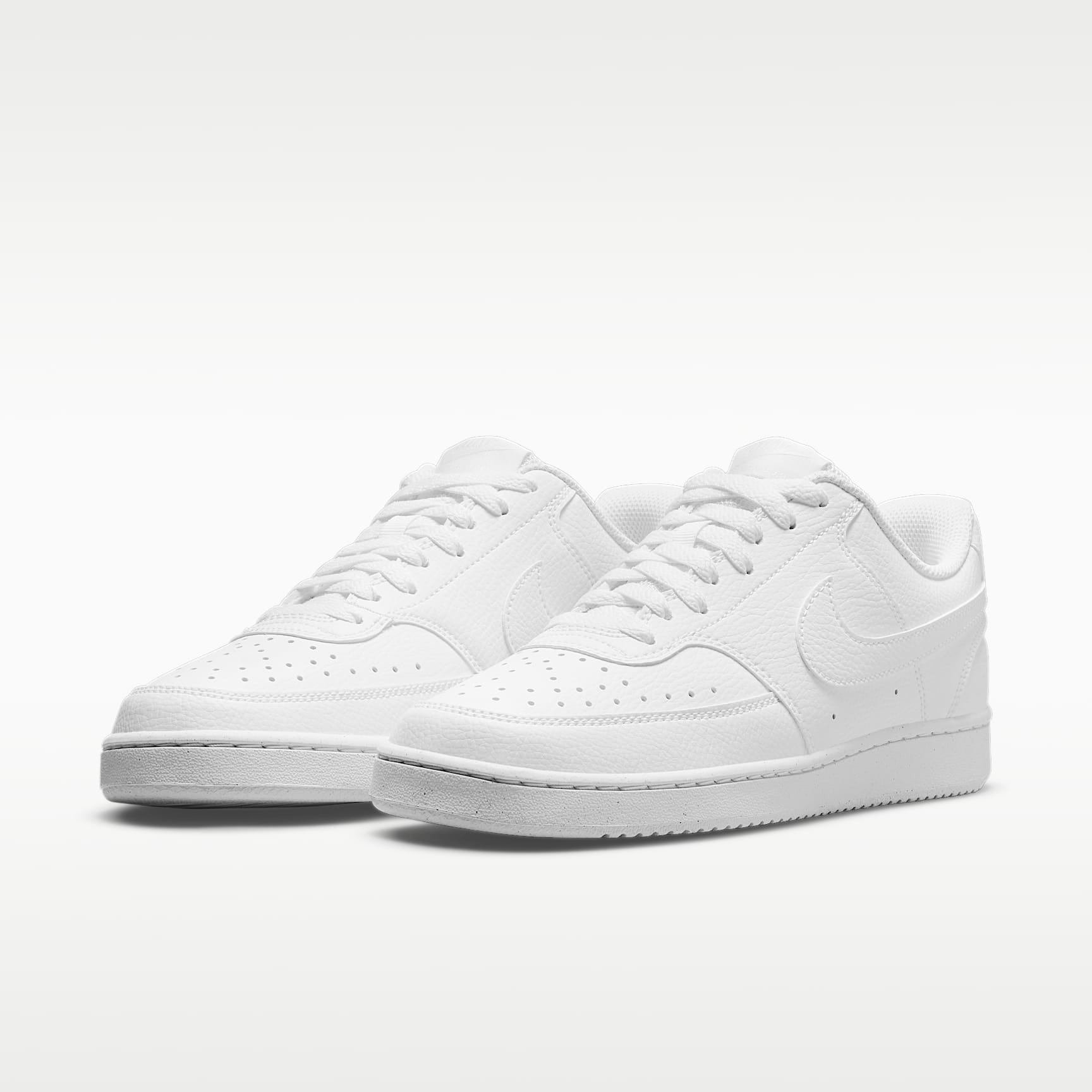 Nike Court Vision Low Next Nature Schuh (Damen) – Weiß/Weiß/Weiß