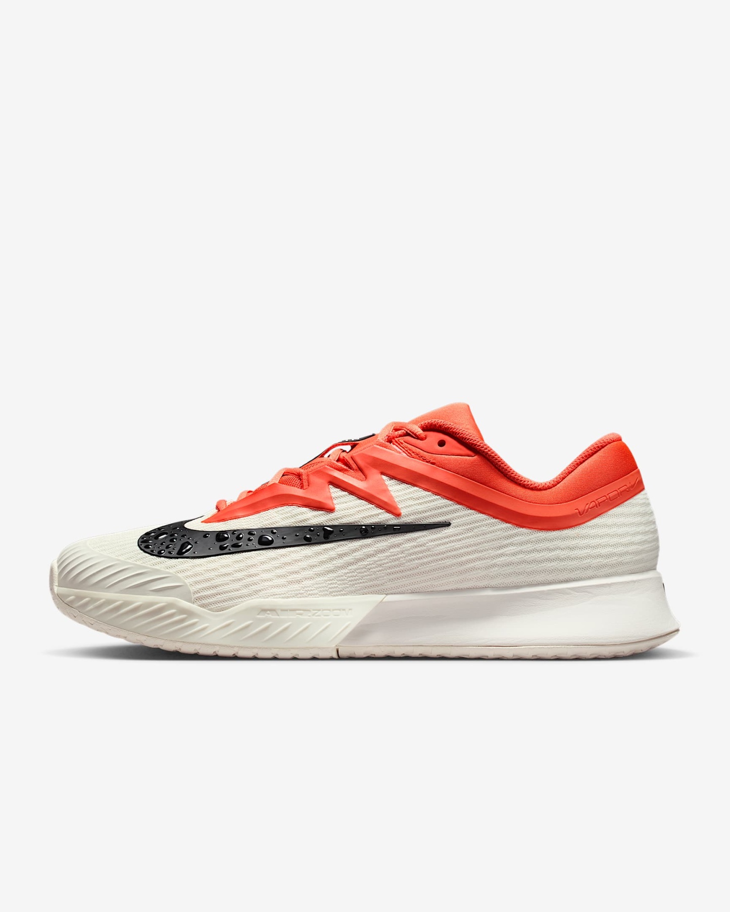 Nike Vapor Pro 3 Tennisschuh für Hartplätze (Herren) – Sail/Turf Orange/Blue Ribbon Heather/Schwarz