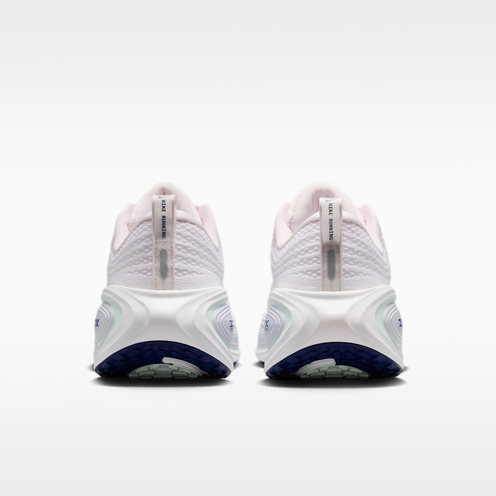 Nike Vomero Plus Straßenlaufschuh (Damen) – Pearl Pink/Weiß/Barely Green/Midnight Navy