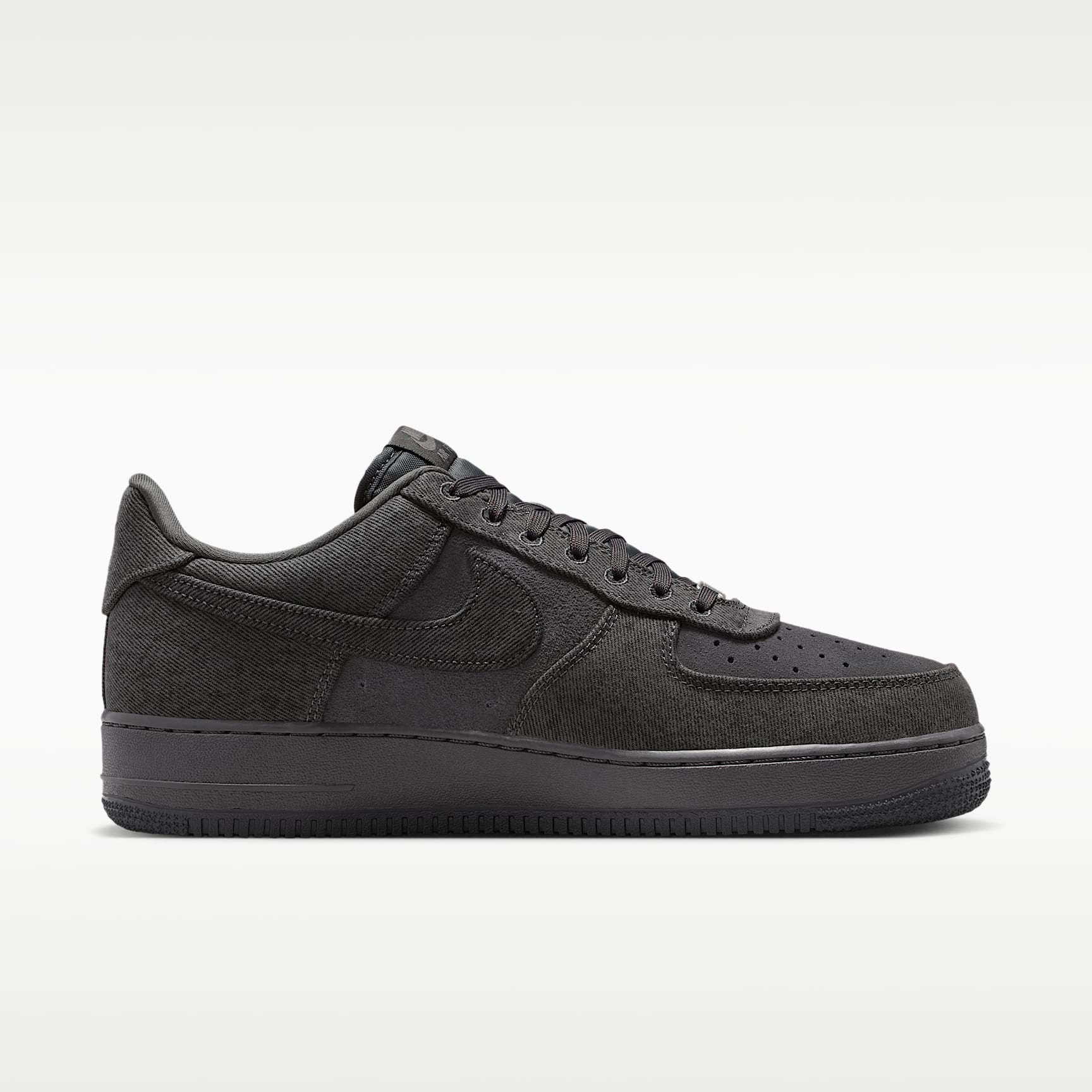 Air Force 1 '07 LV8 „Denim“ Schuh (Herren) – Anthracite/Medium Ash/Metallic Silver/Anthracite