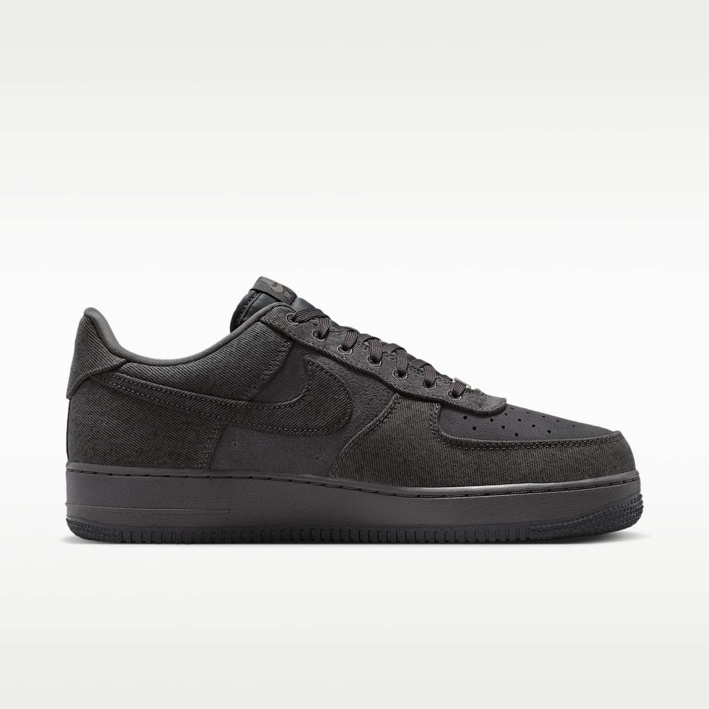 Air Force 1 '07 LV8 „Denim“ Schuh (Herren) – Anthracite/Medium Ash/Metallic Silver/Anthracite
