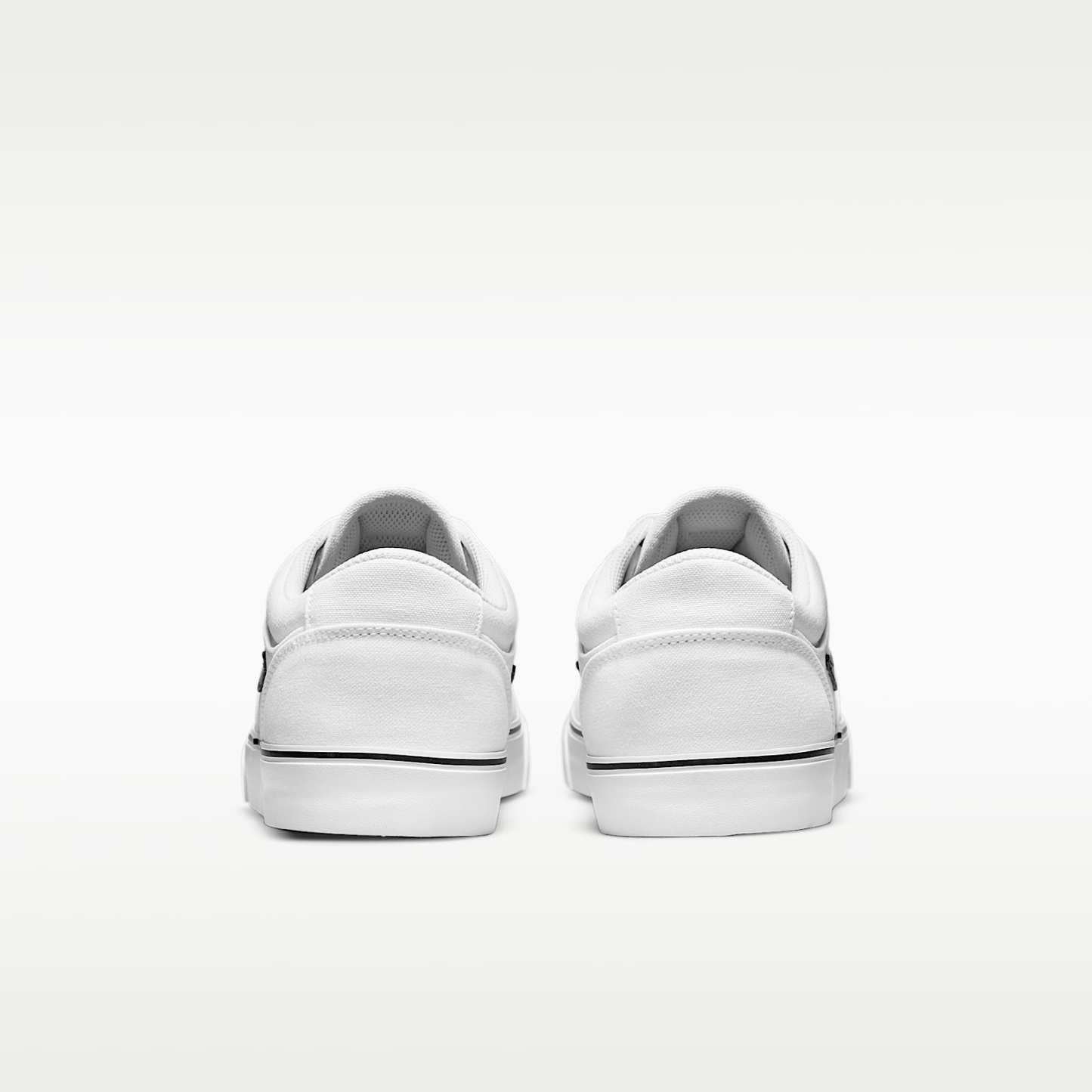 Nike SB Chron 2 Canvas Skateboardschuh – Weiß/Weiß/Schwarz