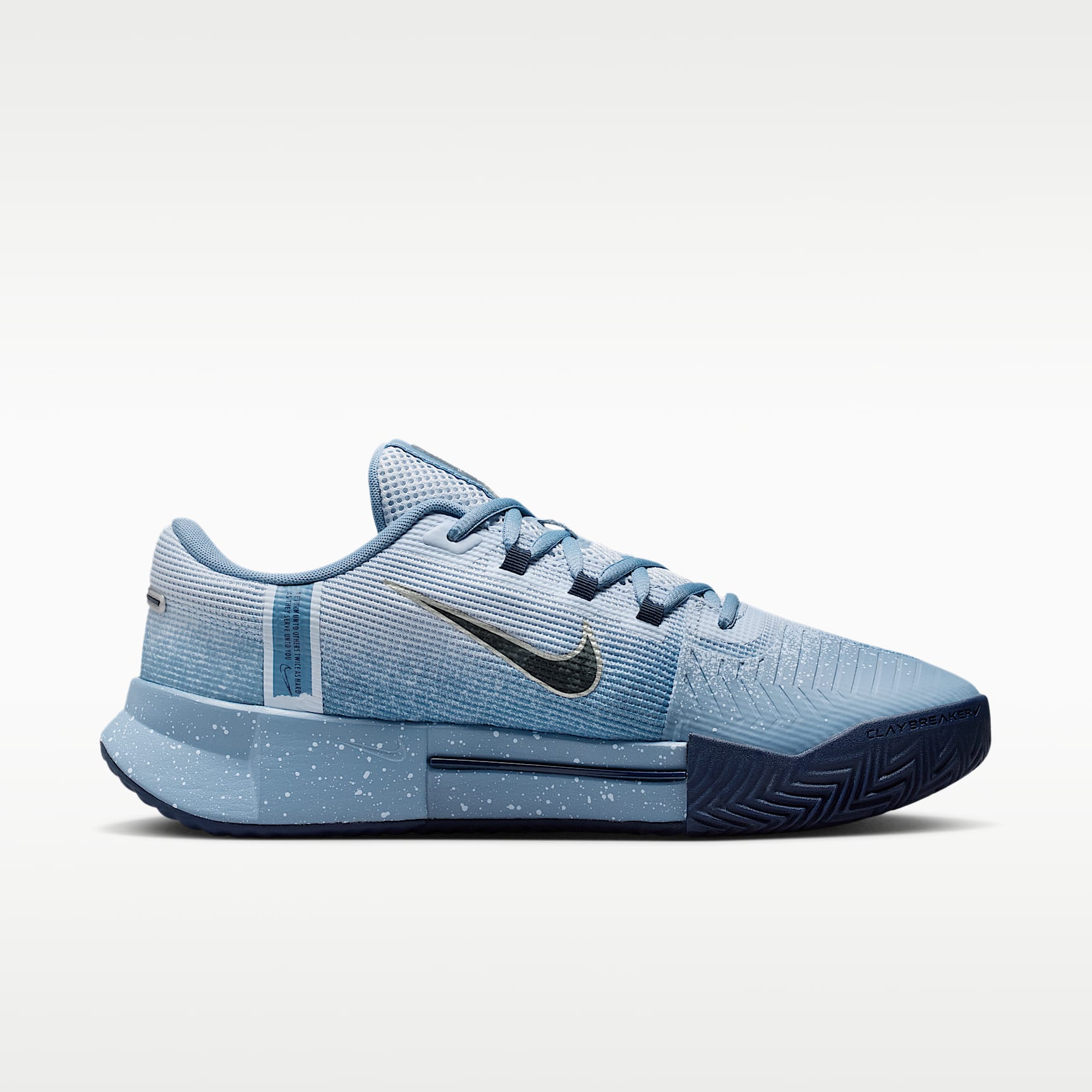 Nike GP Challenge 1.5 PRM Tennisschuhe für den Clay Court (Herren) – Hydrogen Blue/Work Blue/Metallic Silver/Midnight Navy