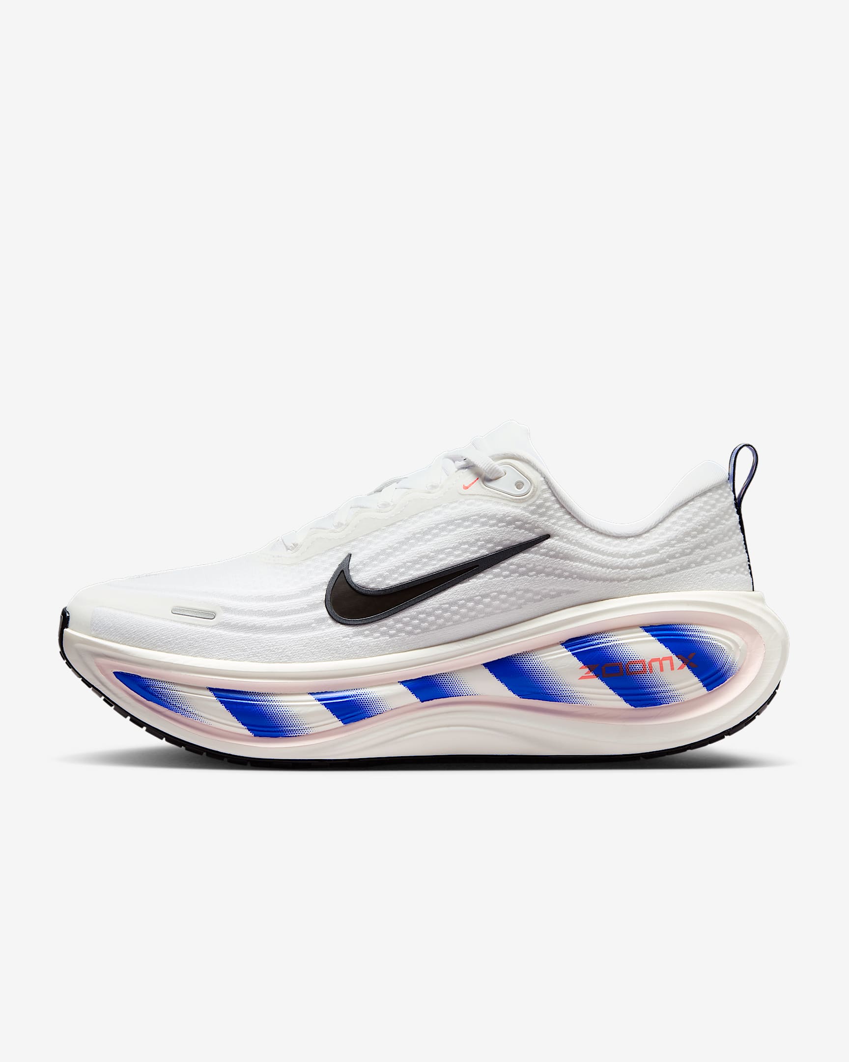 Nike Vomero Plus Straßenlaufschuh (Herren) – Weiß/Racer Blue/Bright Crimson/Schwarz