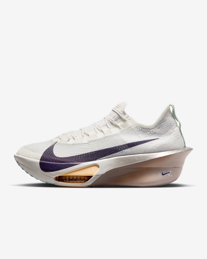 Nike Alphafly 3 Herren-Straßenlaufschuh für Wettkämpfe – Platinum Tint/Ocean Cube/Moon Particle/Purple Dynasty