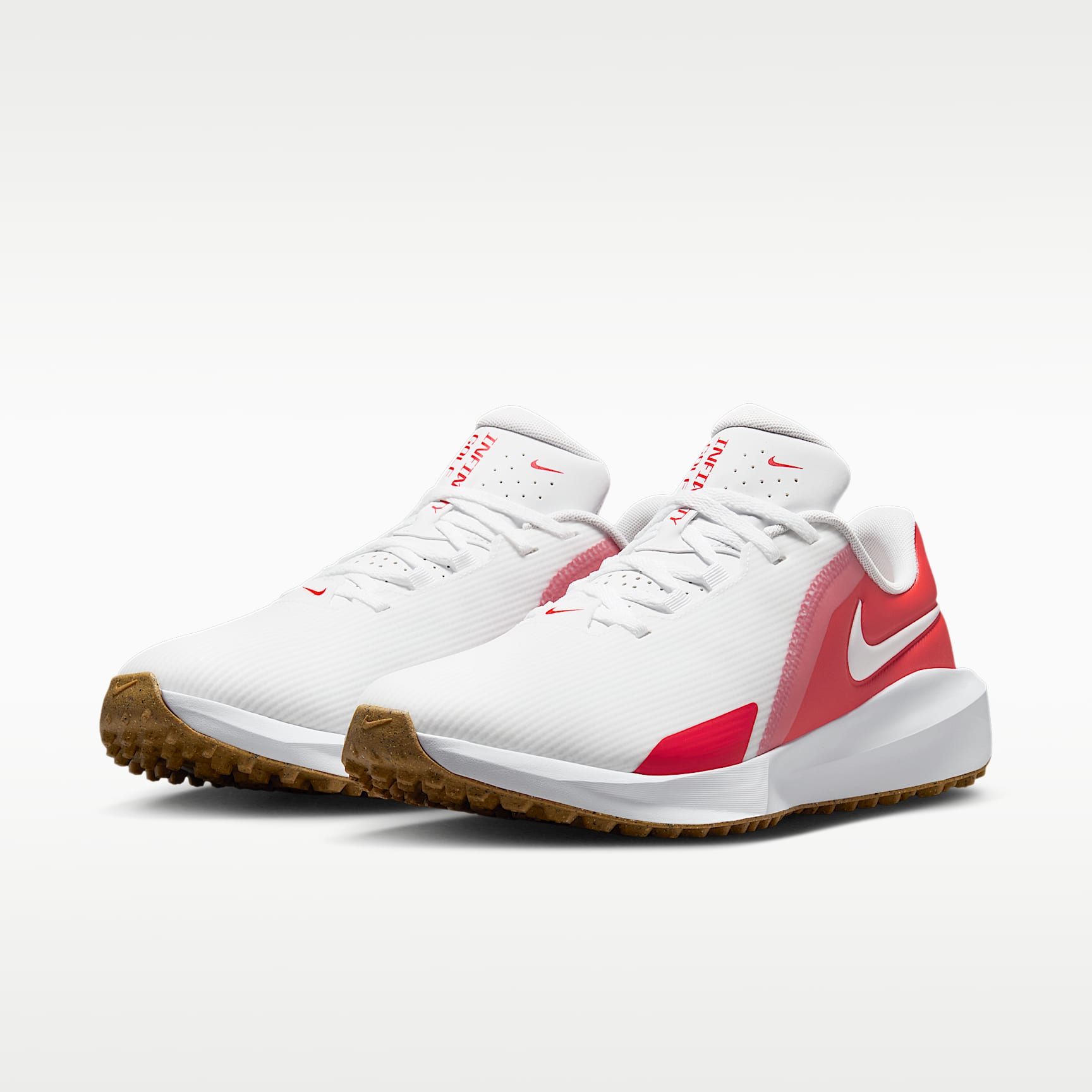 Nike Infinity G NN Golfschuh – Weiß/Spruce Fog/Gum Light Brown/Schwarz