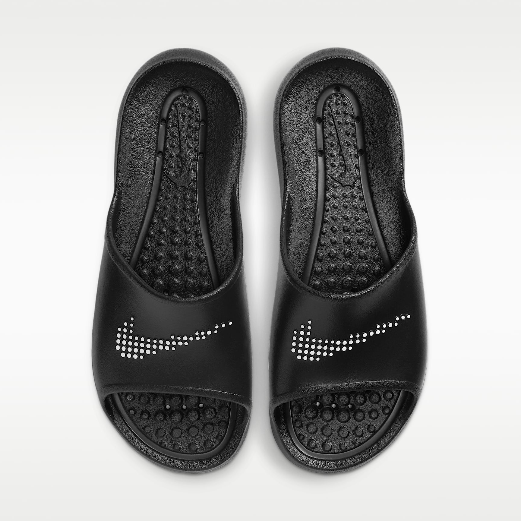 Nike Victori One Herren-Badeslipper – Schwarz/Schwarz/Weiß