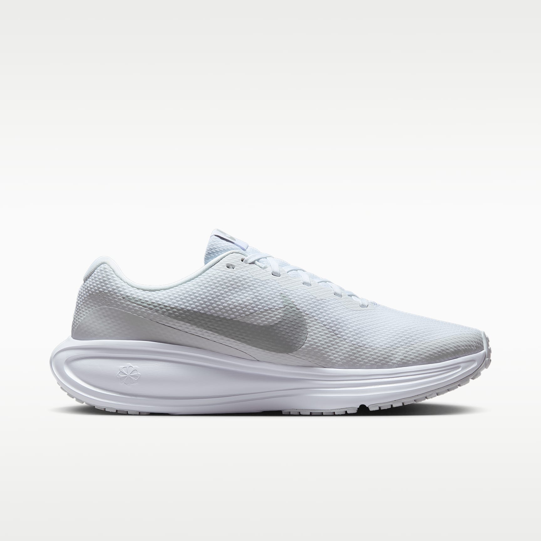 Nike Revolution 8 Straßenlaufschuh (Herren) – Weiß/Pure Platinum