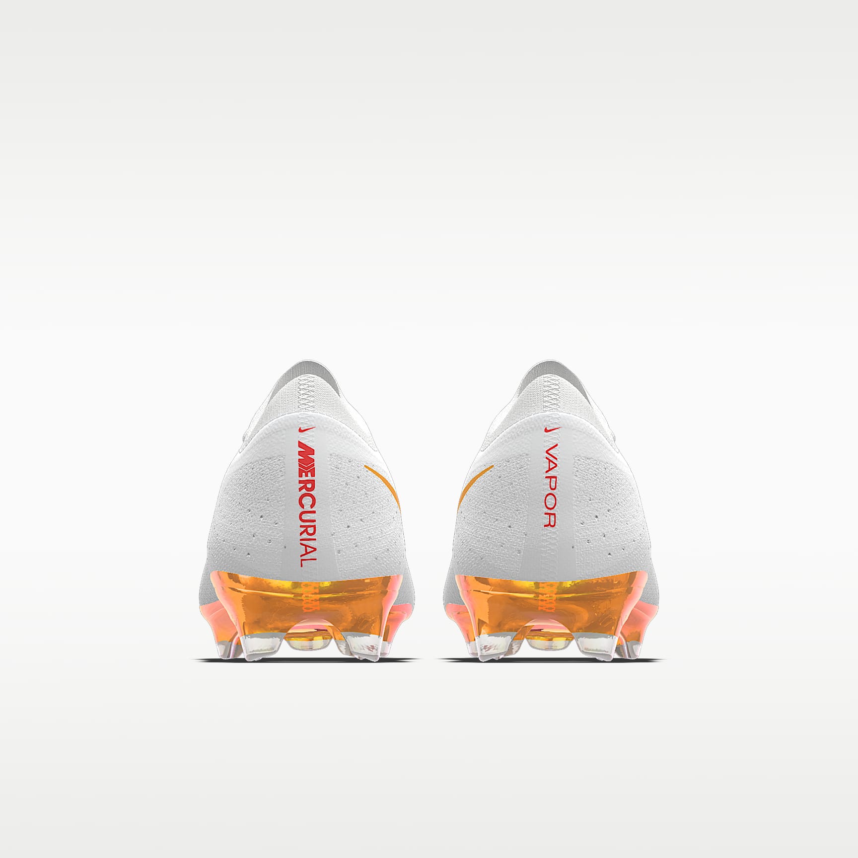 Nike Mercurial Vapor 17 Elite By You personalisierbarer Low-Top-Fußballschuh für normalen Rasen – Bright Crimson/Weiß [9274715451]