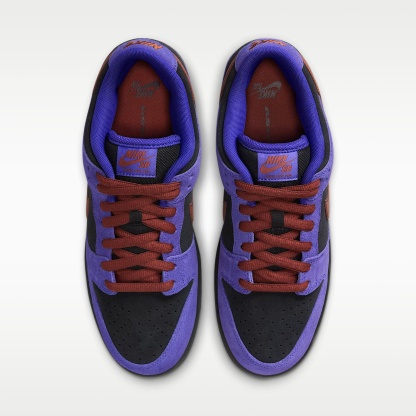 Nike SB Dunk Low Pro Skateboardschuh – Persian Violet/Off Noir/Gum Medium Brown/Cinnamon