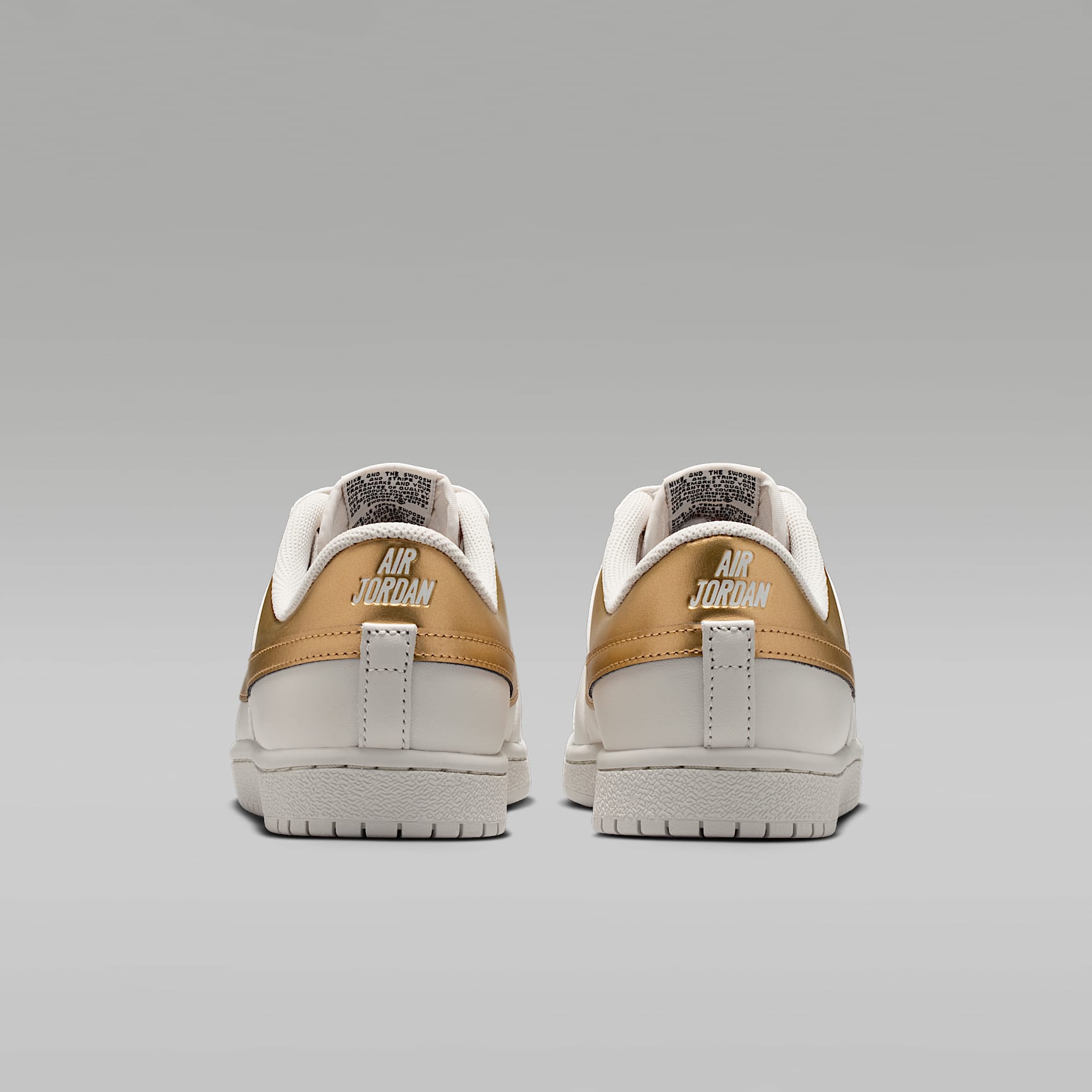 Air Jordan Skyline Low Damenschuh – Swan/Schwarz/Metallic Gold