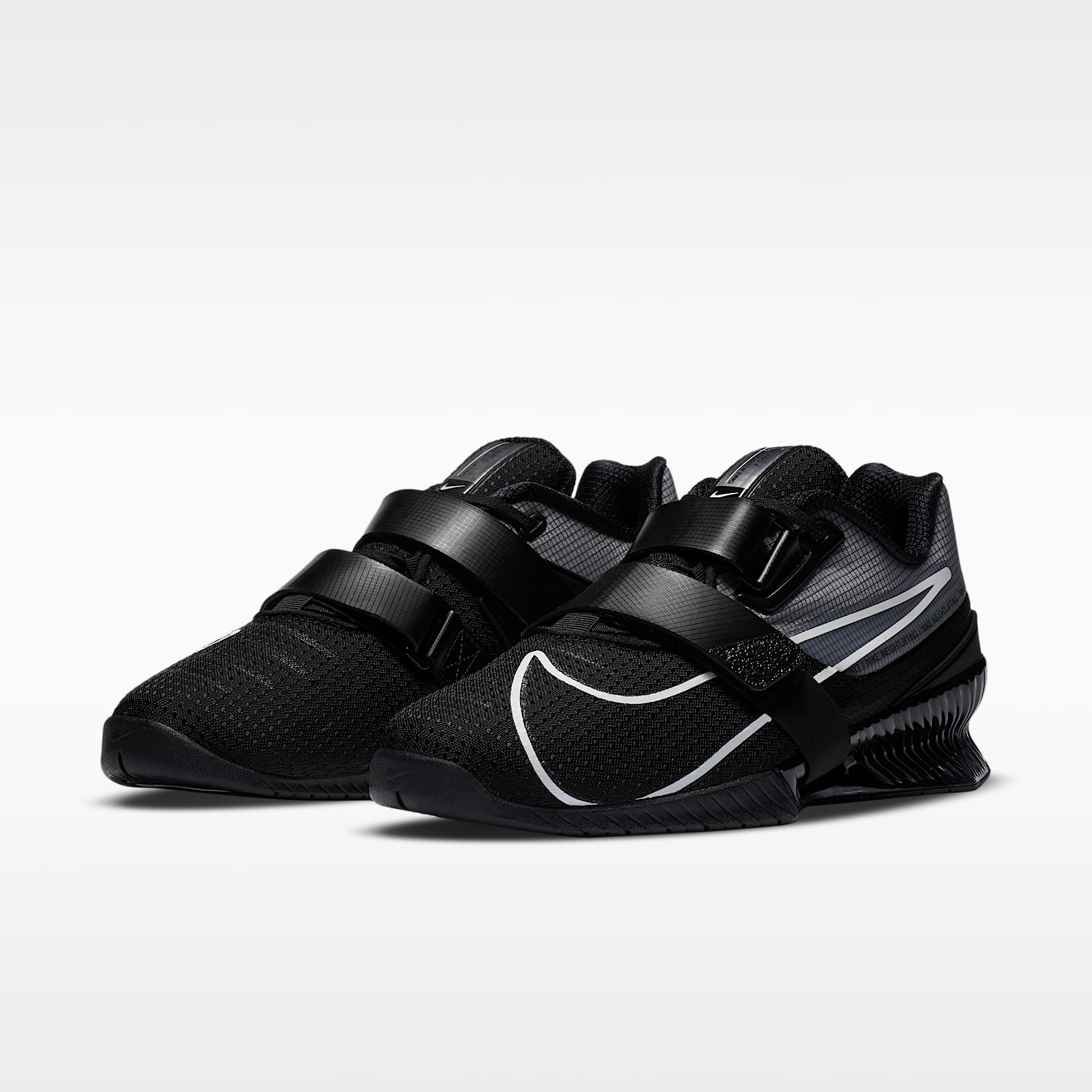 Nike Romaleos 4 Schuhe fürs Gewichtheben – Schwarz/Schwarz/Weiß