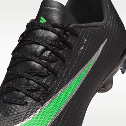 Nike Mercurial Superfly 11 Pro Low-Top-Fußballschuh für normalen Rasen – Schwarz/Schwarz/Illusion Green