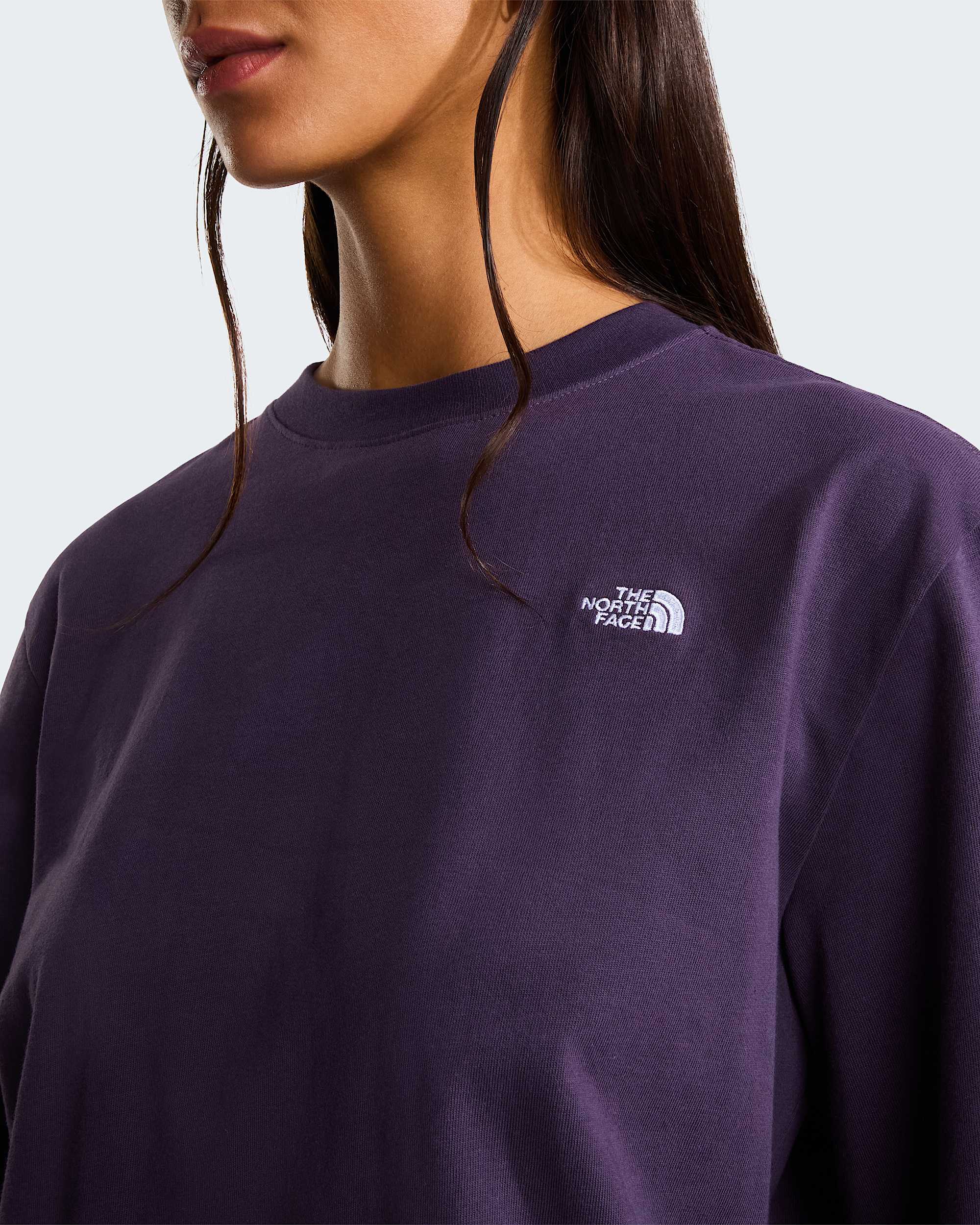 TNF™ Essential Simple Dome Boxy T-Shirt mit lockerer Passform Damen – Endless Dusk
