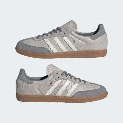 Samba OG Schuh – Grey Two / Off White / Gum – KK3274
