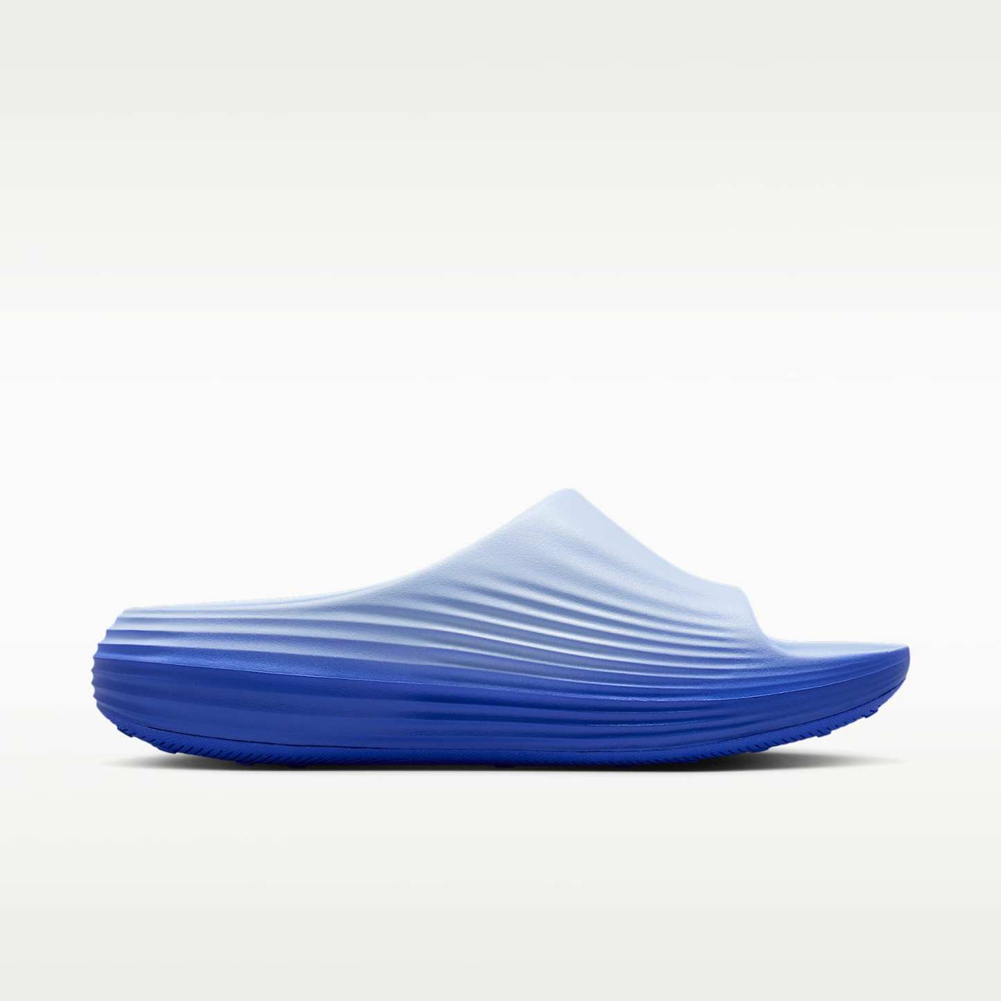 Nike ReactX Rejuven8 Slides (Herren) – Hydrogen Blue/Blue Crystal/Lapis/Total Orange