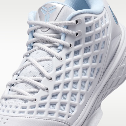 Kobe III Low Protro Herren-Basketballschuh – Pure Platinum/Armory Blue