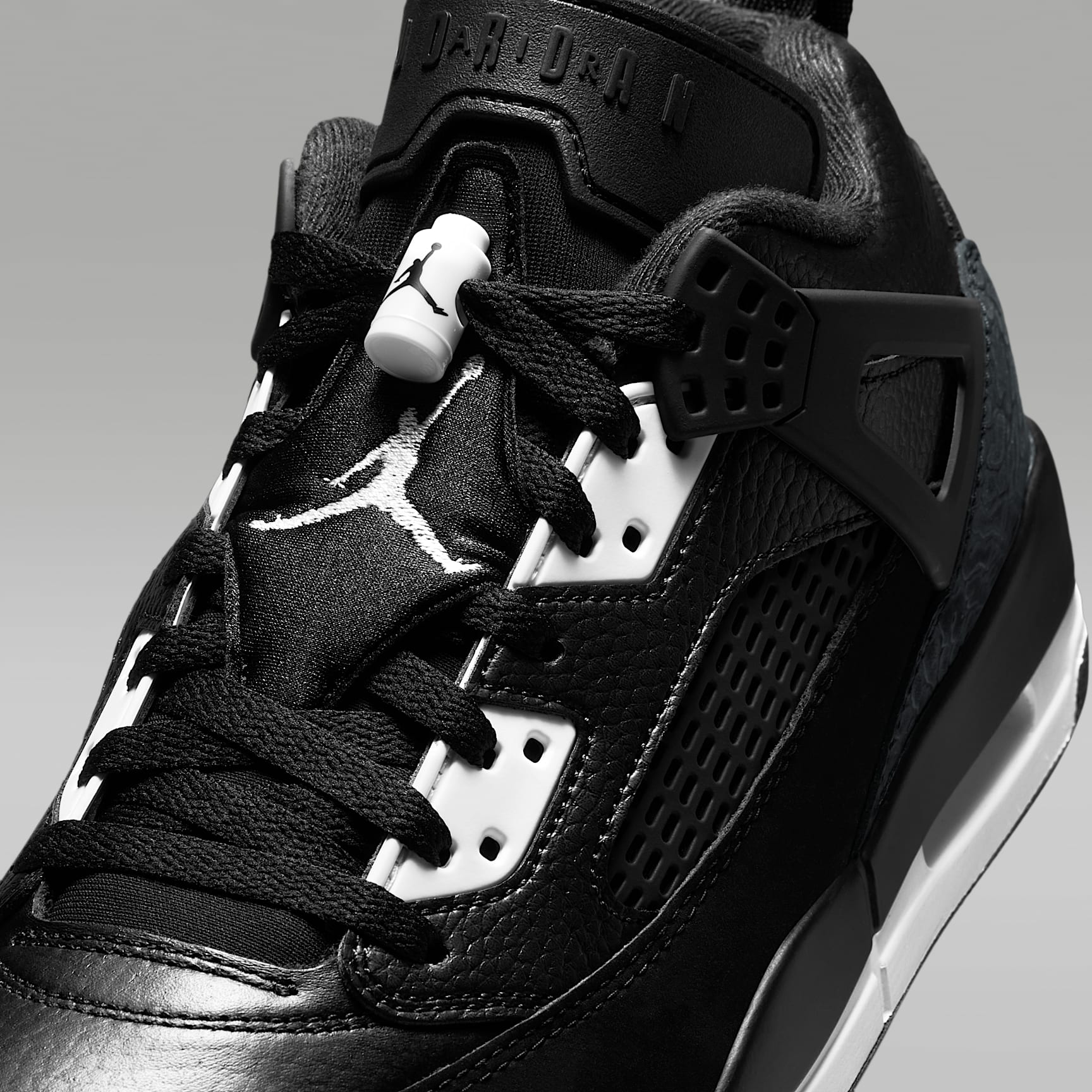 Jordan Spizike Low Herrenschuh – Schwarz/Weiß/Anthracite/Weiß