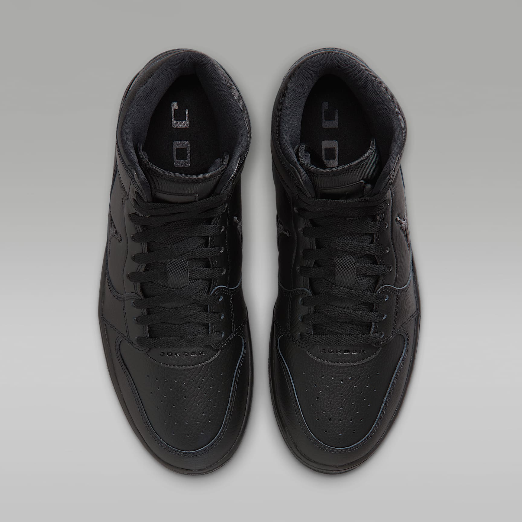 Jordan Court Connect Mid Herrenschuhe – Schwarz/Dark Smoke Grey