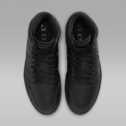 Jordan Court Connect Mid Herrenschuhe – Schwarz/Dark Smoke Grey