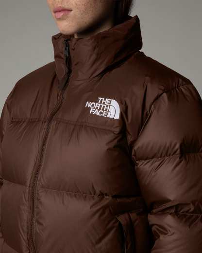 1996 Retro Nuptse Jacke für Damen – Smokey Brown