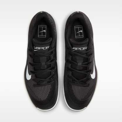 Nike Vapor 12 Tennisschuh für Hartplätze (Herren) – Schwarz/Dark Smoke Grey/Weiß