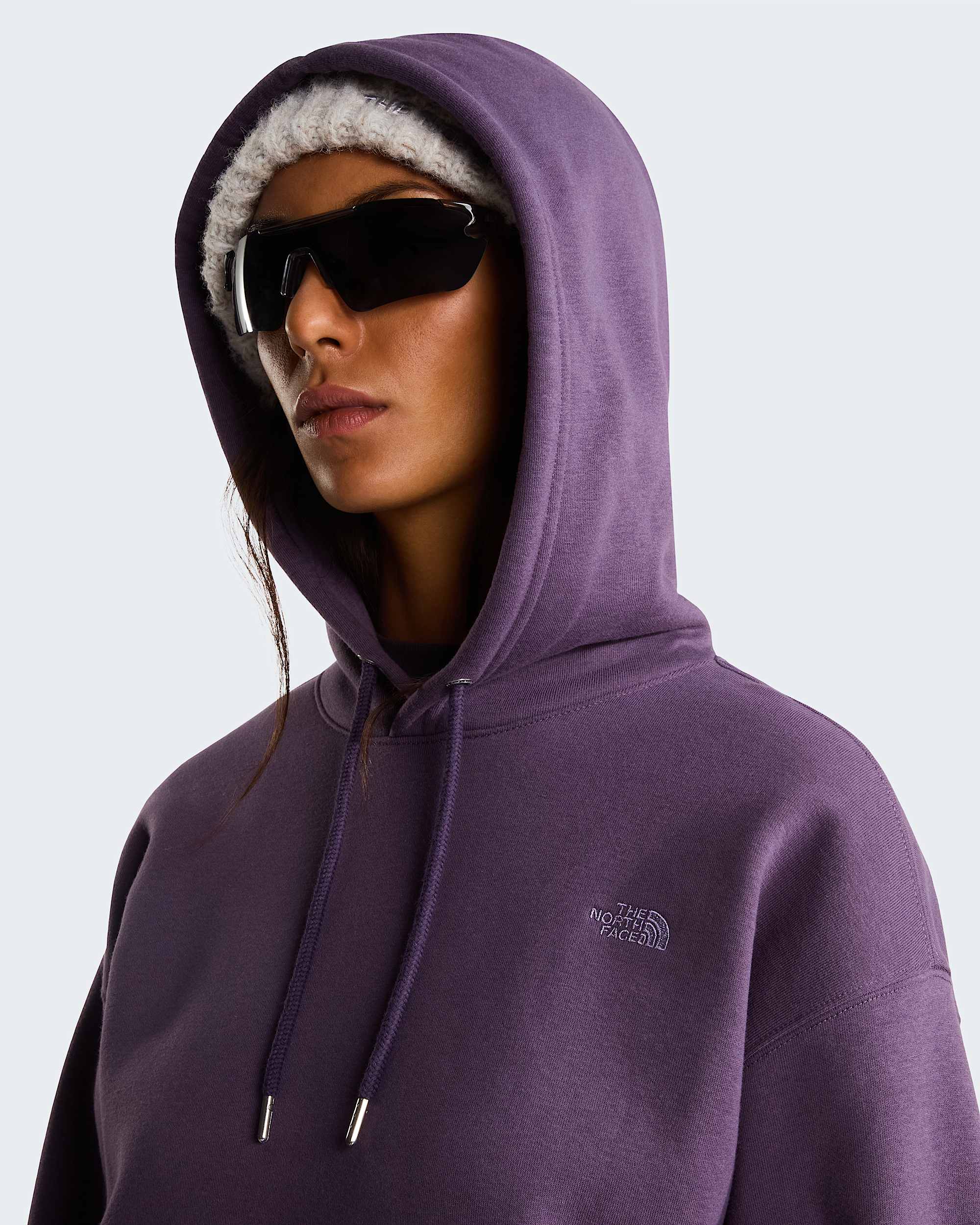 TNF™ Essential Simple Dome Boxy Oversized Hoodie Damen – Endless Dusk