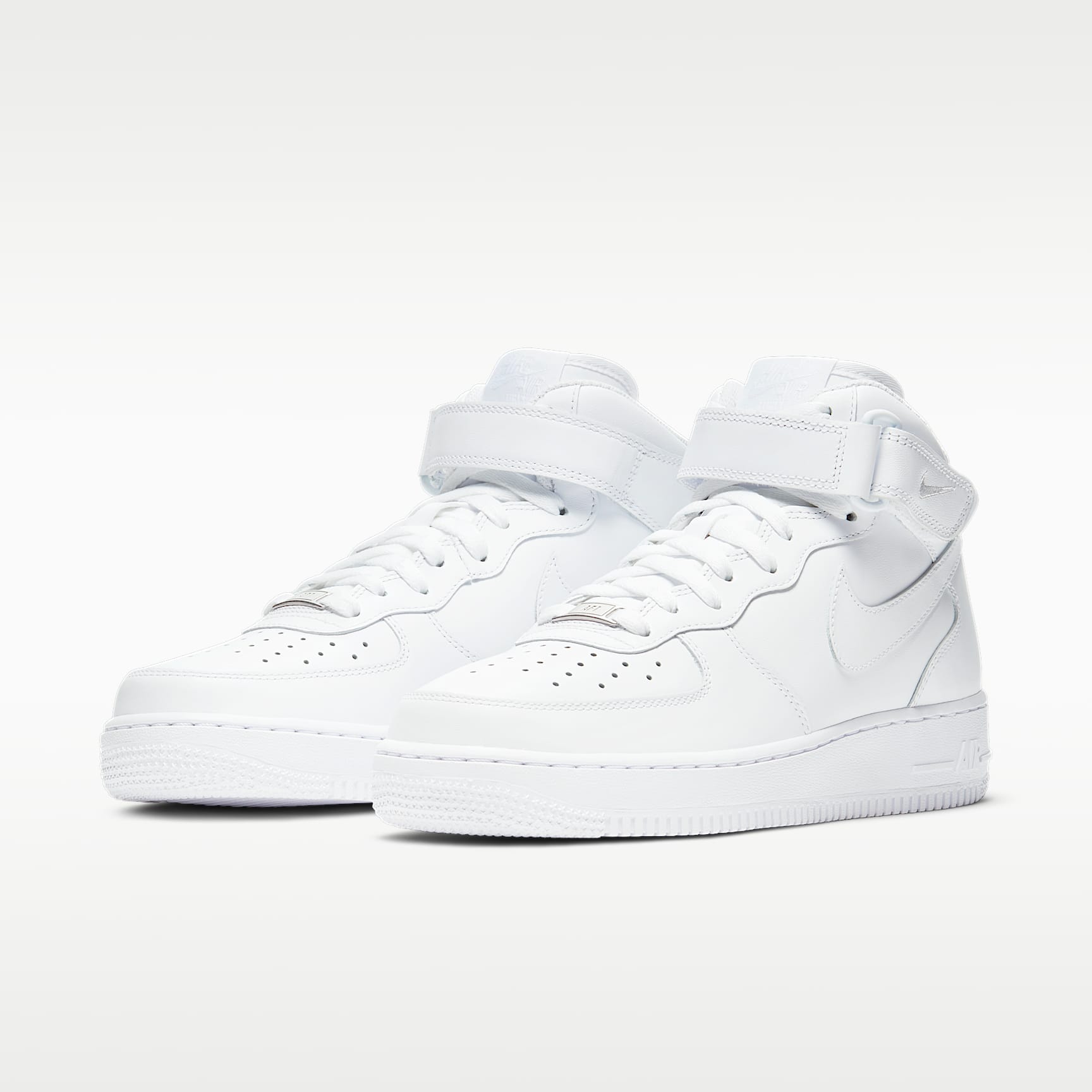 Nike Air Force 1 '07 Mid Damenschuh – Weiß/Weiß/Weiß